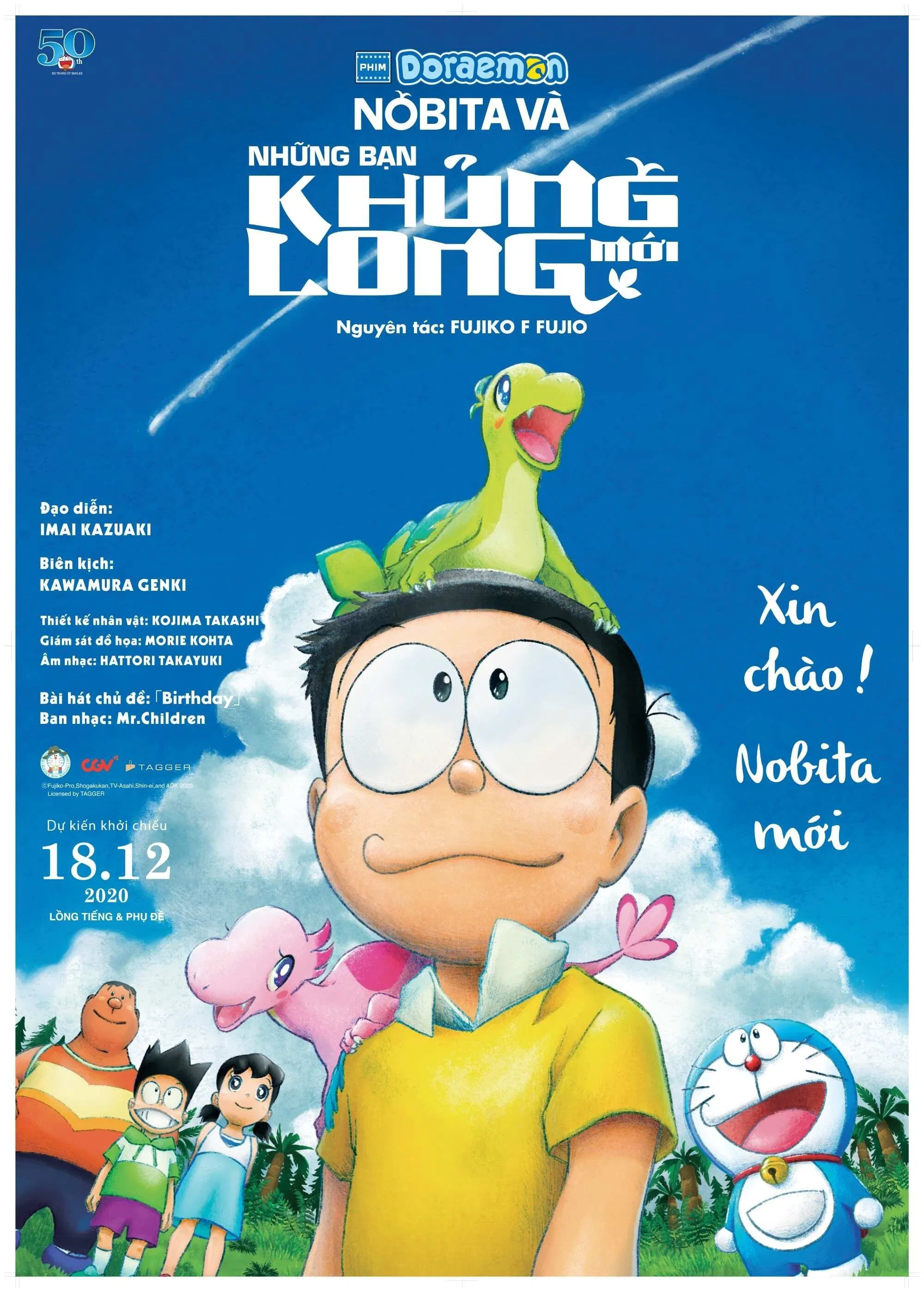 Doraemon Movie 40: Nobita Và Những Bạn Khủng Long Mới